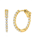 Inside-Outside Sparkle Hoop Earrings