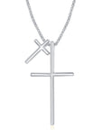 Double Cross Necklace