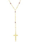 Beaded Rosary Necklace (Available in 4 Colors)