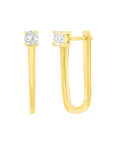 U-Shaped Sparkle Earrings