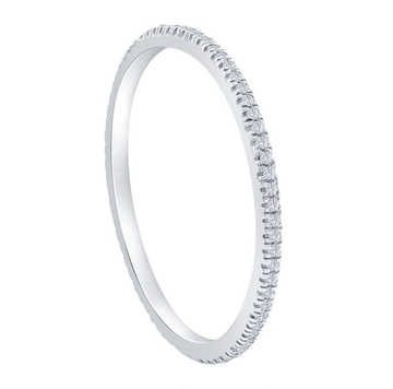 Pave Diamond Eternity Band
