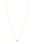 Pave Mini Heart Necklace
