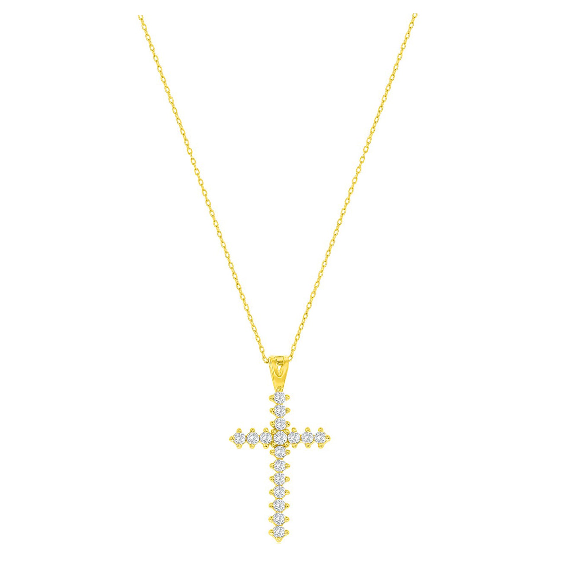 Sparkle Cross Necklace