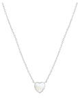 Mother-of-Pearl Mini Heart Necklace
