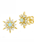 Sparke Opal Starburst Stud Earrings