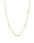 Pearshaped Station Necklace