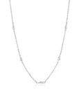 Pearshaped Station Necklace