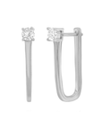 U-Shaped Sparkle Earrings