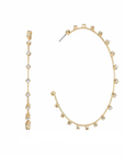 Simple Spark Hoop Earrings