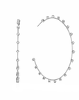 Simple Spark Hoop Earrings