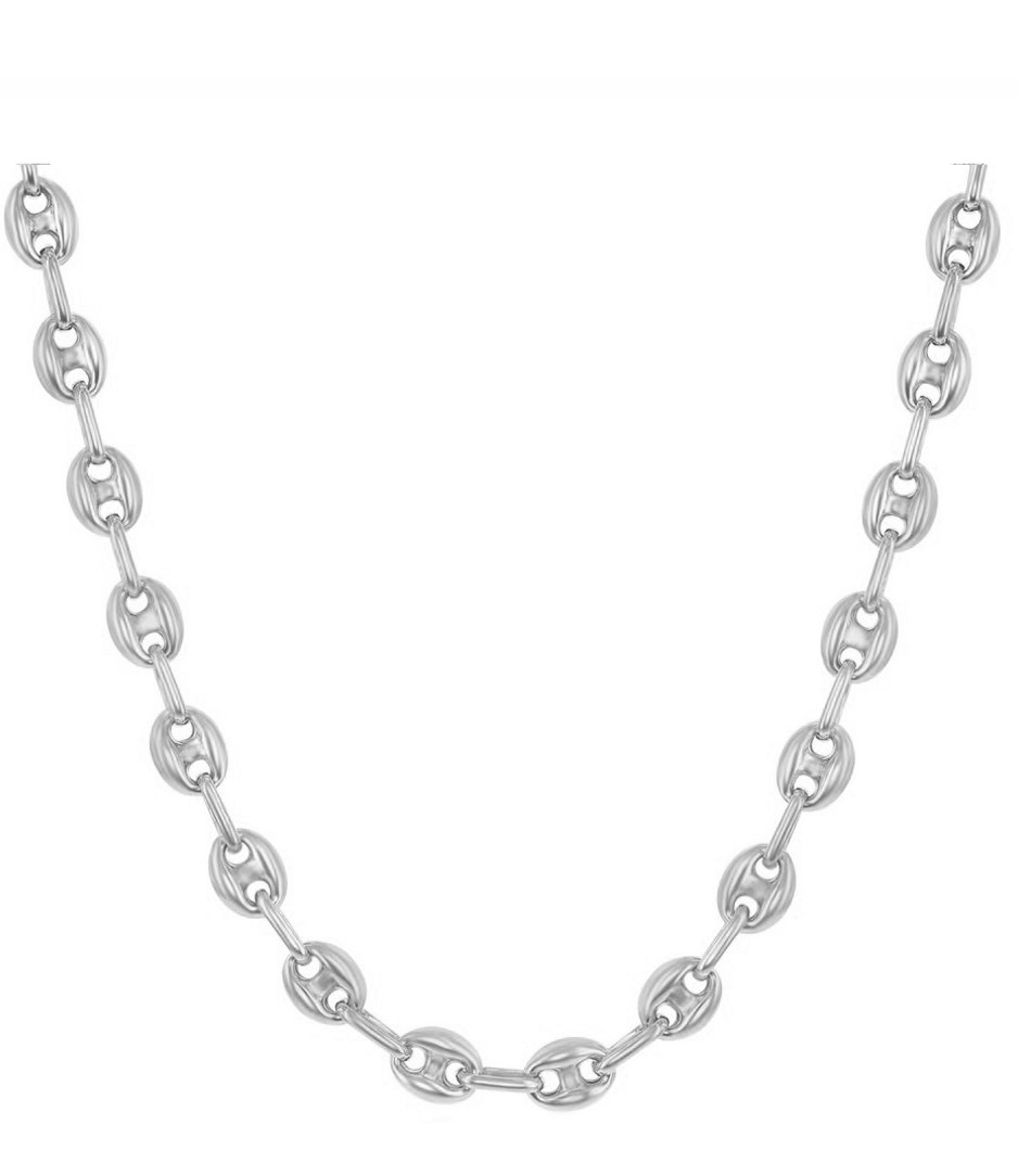 Puffed Marina Chain Necklace