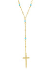Beaded Rosary Necklace (Available in 4 Colors)