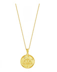 Sparkle Zodiac Coin Necklace