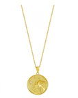 Sparkle Zodiac Coin Necklace