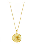 Sparkle Zodiac Coin Necklace