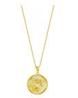 Sparkle Zodiac Coin Necklace