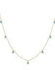 Round Opal Shaker Necklace (Available in 8 Colors)