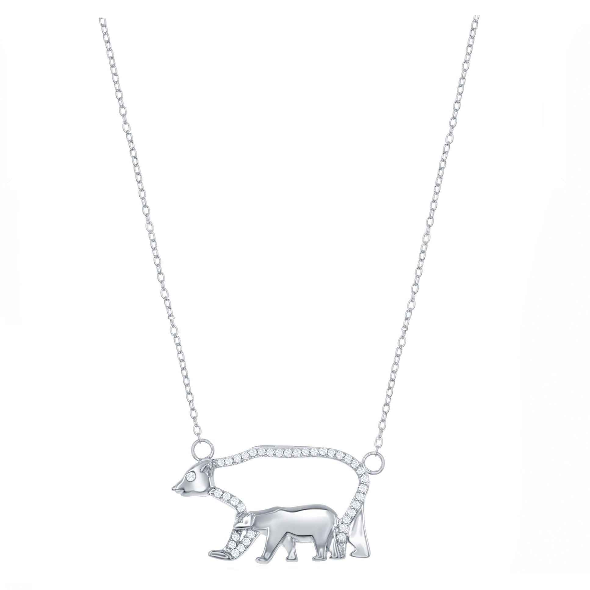 Mama &amp; Baby Bear Necklace