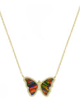 Opal Butterfly Necklace (Available in 10 Colors)