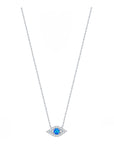 Evil Eye Opal Sparkle Necklace (Available in 2 Colors)