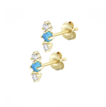 Align Opal Stud Earrings (Available in 6 Colors)