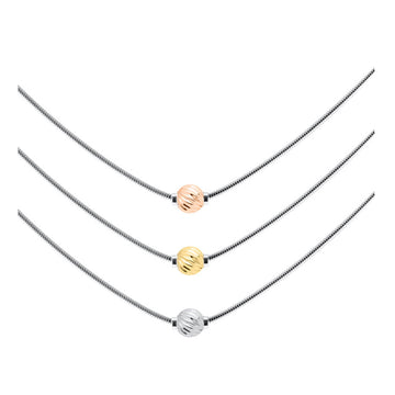 Swirl Cape Cod Snake Chain Necklace