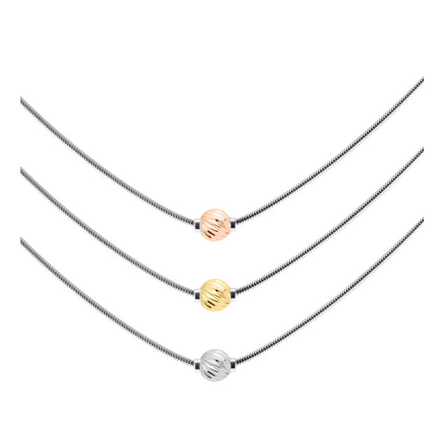 Swirl Cape Cod Snake Chain Necklace