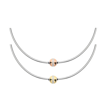 Diamond Cape Cod Omega Chain Necklace