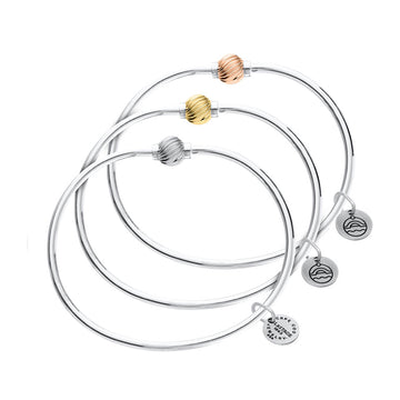 Single Swirl Ball Cape Cod Bracelet
