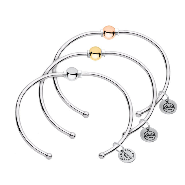 Single Ball Cape Cod Cuff Bracelet