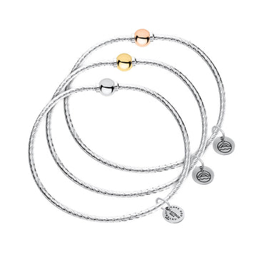 Single Ball Twisted Cape Cod Bracelet