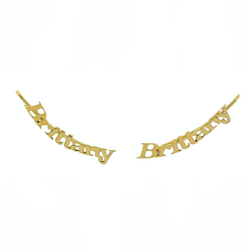 Personalized Crawler Stud Earrings