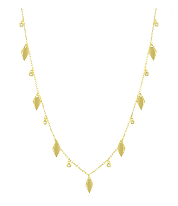 Kite and Dew Drop Necklace