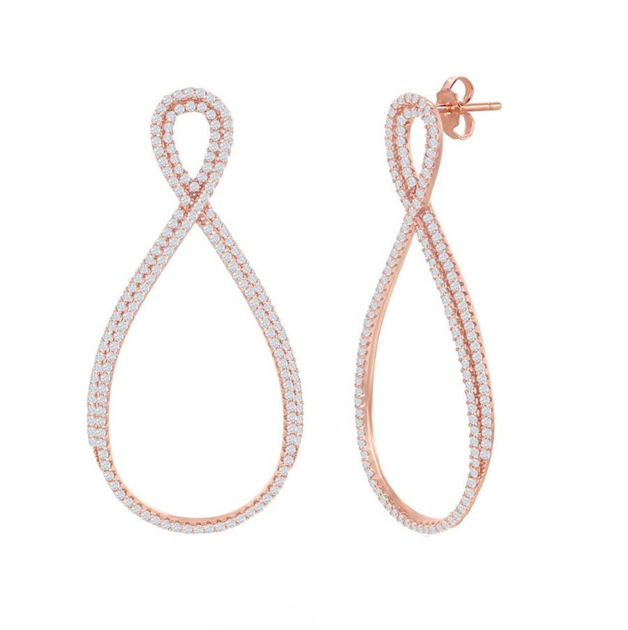 Infinity Sparkle Earrings