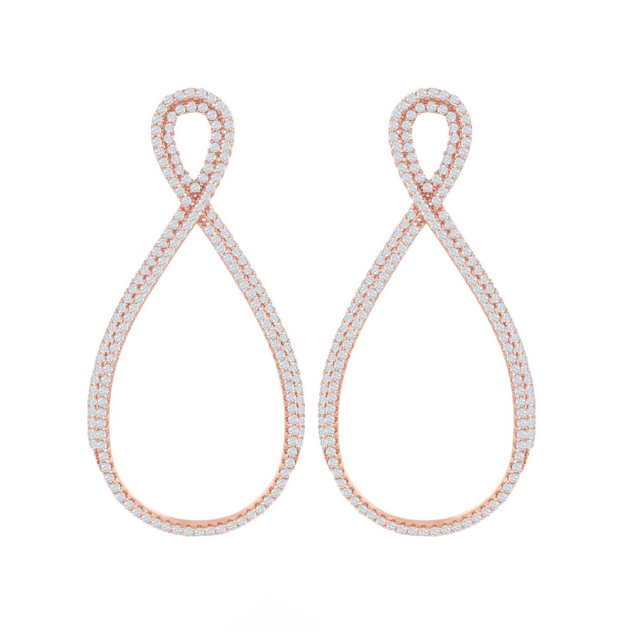 Infinity Sparkle Earrings