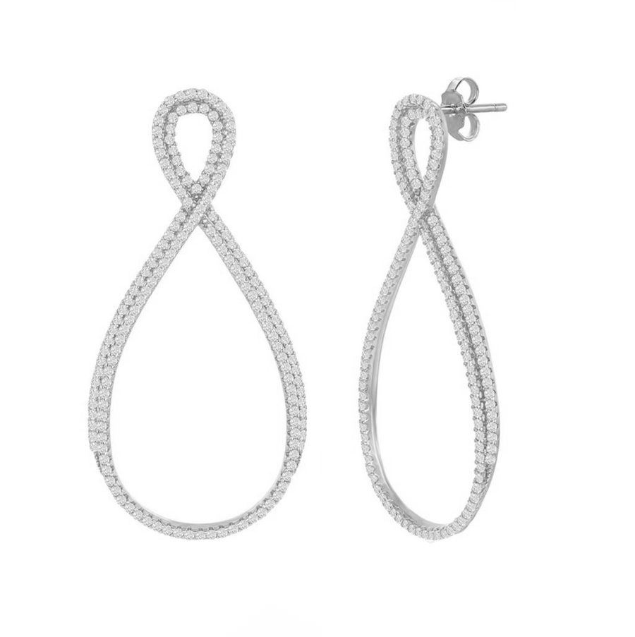 Infinity Sparkle Earrings