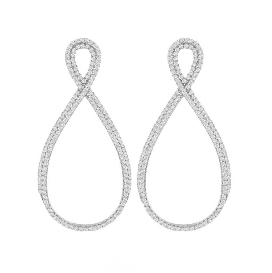 Infinity Sparkle Earrings