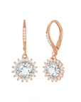 Starburst Sparkle Drop Earrings