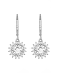 Starburst Sparkle Drop Earrings
