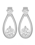 Pear-Shaped Double Sparkle Earrings