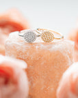 Pave Disc Ring