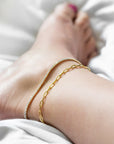 Paperclip Chain Anklet