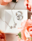 Triple Flower Necklace
