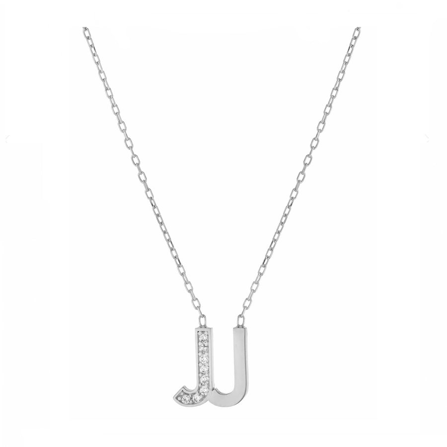 Personalized Double Initial Sparkle Necklace