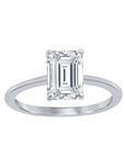 Emerald-Cut Solitaire Ring