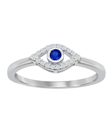 Sparkle Evil Eye Ring