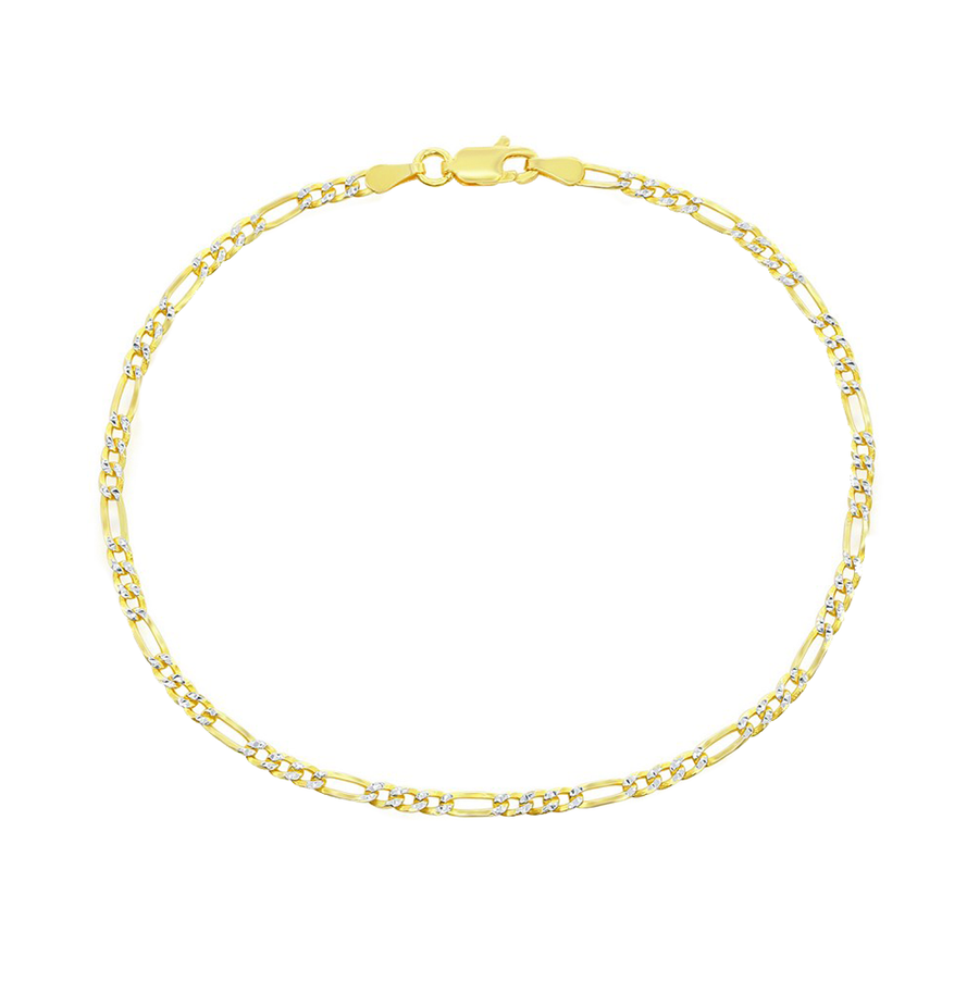 Pave Figaro Chain Anklet