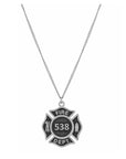 Personalized Fire Department Necklace