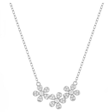 Triple Flower Necklace