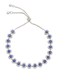 Sparkle Hamsa Evil Eye Bolo Bracelet
